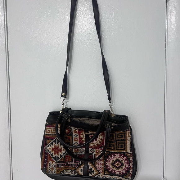 Multicolor Patterned Women's Bag - Picture 3 of 4